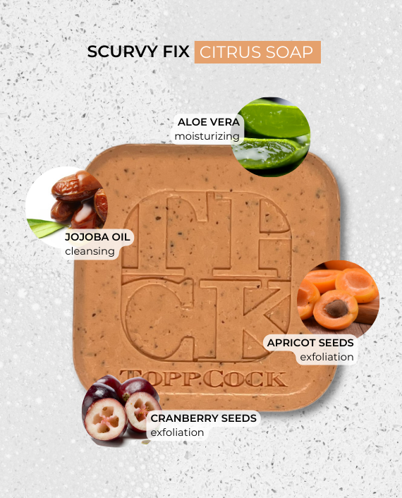 TPCK ToppCock Scurvy Fix | Citrus Soap (150g)