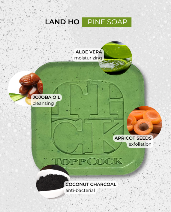 TPCK ToppCock Land Ho | Pine Soap (150g)