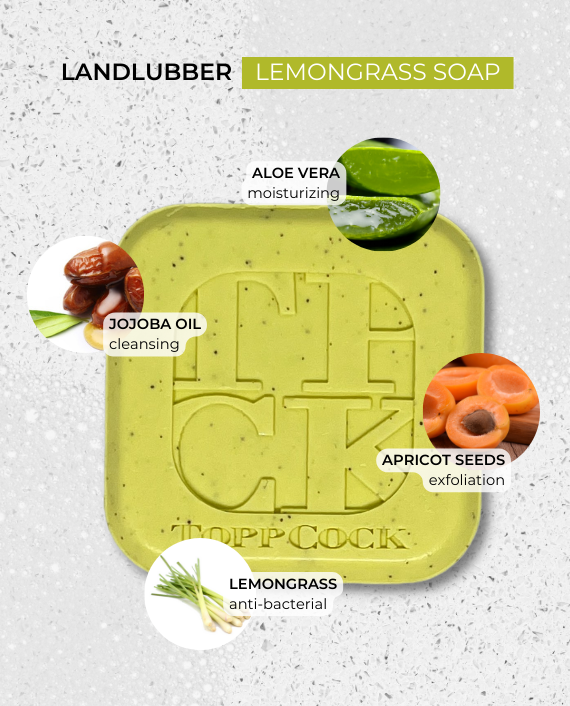 TPCK ToppCock Landlubber | Lemongrass Soap (150g)